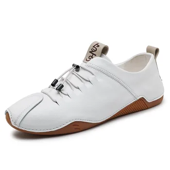 2022 Moderns britu ādas sporta kurpes vīriešu klasiskās ikdienas white business kurpes vīriešu liela izmēra 45 46