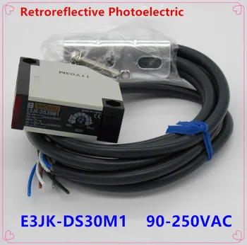 Augstas kvalitātes fotoelektrisks slēdzis E3JK-DS30M1 AC90~250V Difūziem pārdomas centrālās slēdzi, fotoelektrisks sensors