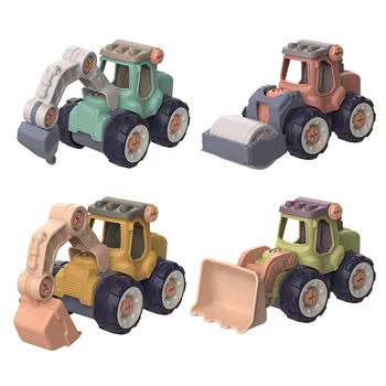 Bērniem Projektēšana Automašīnas Modeļa Montāžas Rotaļlietas Zēniem Radošo DIY Minuature Kravas Izkraušanas Kids Izglītojošās Puzzle Rotaļlietas