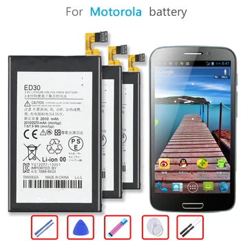 ED30 2010mAh Baterija Motorola Moto G G2 XT1028 XT1032 XT1033 XT1034 XT1068 ED 30 XT 1028 1032 1033 1068 Mobilais Tālrunis
