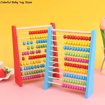 Intelekta Attīstības Koka Abacus, Bērns Agri Matemātikas Izglītības Mācību Rotaļlietu Calculat Biezumu Skaitīšanas Bērnu Rotaļlietas