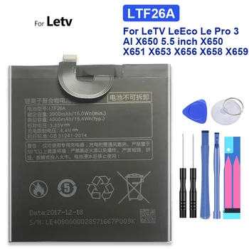LTF23A LTF26A Akumulatoru LeTV LeEco Le Pro 3 AI X650 5.5 collu LEX650 LEX651 LEX652 LEX653 LEX656 LEX657 LEX720 LEX727 LEX728