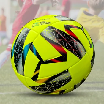 Premier PU Futbola Bumbu, Oficiālais Izmērs 5 Futbola Mērķi Līgas Bumbu, Āra Sporta Mācību Bumbiņas Futbol Voetbal Bola