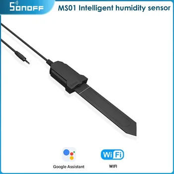 SONOFF MS01 Smart Augsnes Mitruma Sensoru, Wi-Fi Slēdzi IP55 Ūdensizturīgs Balss Kontroles Darbu Ar SONOFF TH10/16 Google Palīgs