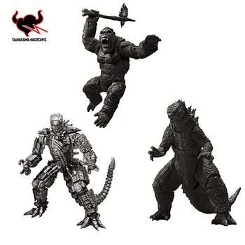 Tamashi Tautu - Godzilla Vs. Kong - Mechagodzilla no Godzilla Vs. Kong (2021), Bandai Gari S. H. MonsterArts Modelis Rotaļlietas