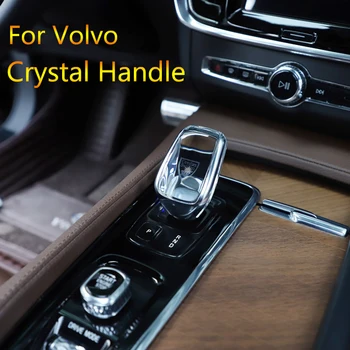 Volvo xc60 v60 s60 xc90 s90 v90 elecronic rokturi, automašīnu pārnesumu pārslēgšanas sviru uzlabot kristāla roktura